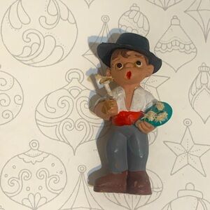 Flower boy Hand Painted Spanish Mud People
